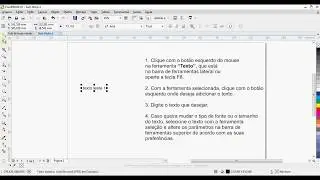 [TUTORIAL RÁPIDO] Como inserir um texto no Corel Draw X7