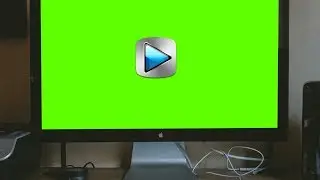 Apple Desktop Screen - Green Screen Footage Free 4K ( Sony Vegas )