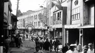 Heavily crowded streets of Kyongsong in North Korea. HD Stock Footage