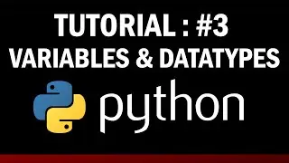 python tutorial for beginners #3: variables and datatype in python