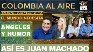 EL MUNDO NECESITA ESTO: ANGELES Y VOLVER A REIR- JUAN MACHADO HUMOR CON PROPOSITO.