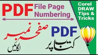 Put Page Numbers on PDF Book