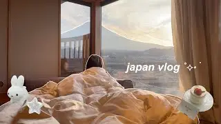 Japan vlog | resort in Mt Fuji, friends and cafe hopping 🍵