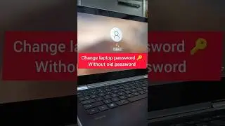 How to change laptop password without old password 🔑 #laptoptricks #passwordreset #laptoprepair #pc