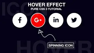 CSS 3 Spinning Social Icons on Hover | Webkit Coding