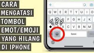 Cara Mengatasi Tombol Emot yang Hilang di Keyboard iphone #shorts