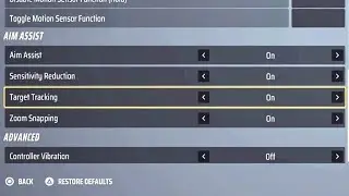 Deadzone affects aim assist in The Finals...
