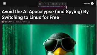 Avoid the AI Apocalypse (and Spying) By Switching to Linux for Free