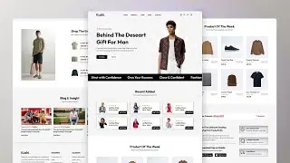 How To Make Ecommerce Website Using HTML CSS & JS | Complete Responsive Website In 2025!