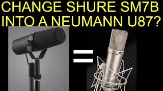 Transform SM7b Into Neumann U87 Microphone? Acustica Audio LAVA VST Plugin Shure Neumann