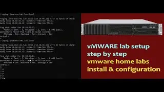 Vmware home labs setup by step | vSphere and vCenter Installation and Configuration| system Admin
