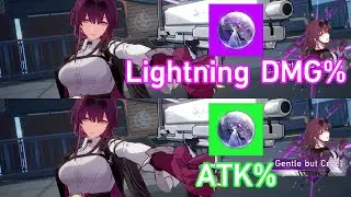 Kafka Lightning DMG% vs ATK% Planar Sphere Damage Comparison Honkai Star Rail Kafka Build