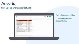 Named functions in Google Sheets