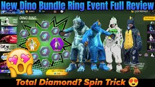 NEW DINO RING EVENT FREE FIRE 😍🤩 | ALL DINO BUNDLE RETURN EVENT | FF NEW EVENT | FREE FIRE NEW EVENT