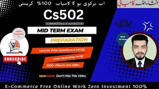 Cs502 midterm exam Preparation - How to get full marks Cs502- Cs502 Lecture wise MCQS &Tricks#Cs502