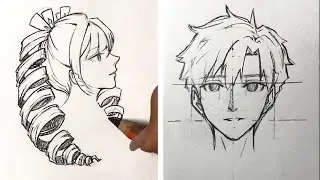 How to Draw Anime. Anime Drawing. Anime Sketch