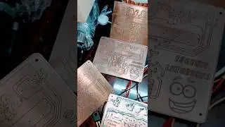 Electronic Load PCB on CNC Machine