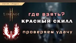 Lineage 2M - красный скилл | где взять навыки? | пробуем удачу | гайд [L2M]