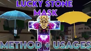 [YBA] HOW TO GET LUCKY STONE MASK + ALL UMBRELLA SKINS