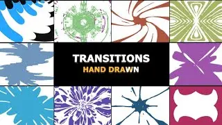 Hand Drawn Transitions Pack | After Effects Template