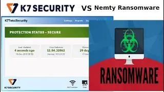 K7 Total Security Vs Nemty Ransomware