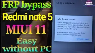 Frp bypass redmi note 5/note 5 pro || bypass google account redmi note 5 pro