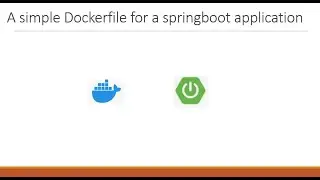 Basic Dockerfile for an example springboot Application