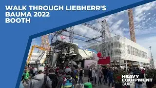 Take an end-to-end walk through the Liebherr stand at bauma 2022