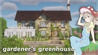 [Minecraft] Gardener's Greenhouse Cottage 🐌🍆 | CIT Resource Packs