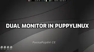 dual-monitor overview in puppylinux: F96-CE4 iso.