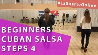 Beginners Cuban Salsa Steps Course - Class 4 (Enchufla, left turn)