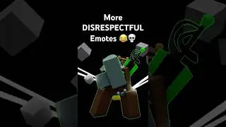 More DISRESPECTFUL Emotes 😂💀 in The Strongest Battlegrounds ROBLOX #shorts