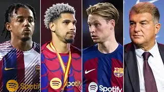 Which big name could LEAVE Barcelona: Frenkie de Jong, Araujo & Kounde?