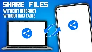 Share Files From Mobile To Laptop | Laptop Se Mobile Me Photo Kaise Dale Without Data Cable