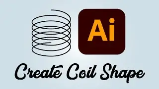 How to create coil shape in Adobe Illustrator