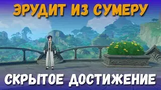 Скрытое достижение Эрудит из Сумеру. Поручение Вопросы и ответы об Академии. Genshin Impact