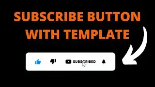 How To Make Animated Subscribe Button With Sound Effects In DaVinci Resolve 17(w/ template)