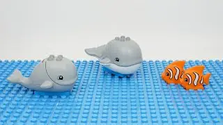 LA BALENA E LA DOTTORESSA VIDEO PER BAMBINI CON ORSI POLARI PESCI E PINGUINI / LEGO DUPLO / LEGOLA