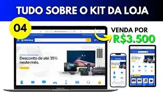 CRIANDO UMA LOJA VIRTUAL DE R$3.500 - IMPORTAÇÃO DO KIT COM TOPO E RODAPÉ