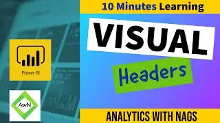 Power BI Tutorial (27/50) - What is Visual header in POWER BI