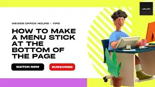 How to Make a Menu Stick at the Bottom of the Page