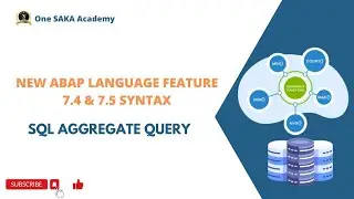 New ABAP Syntax-  SQL Aggregate Query