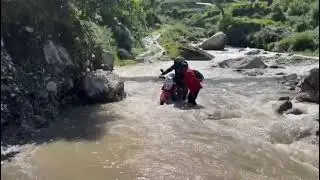 Condition of Road in Nepal during monsoon #travel #viral #adventure #rider #nepal