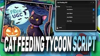 Cat Feeding Tycoon script – (Auto Buttons, Auto Collect)