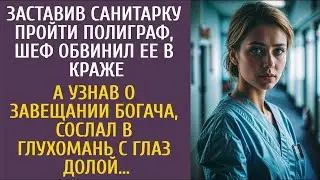 Заставив санитарку пройти полиграф, шеф обвинил ее в краже. Но что же произошло, когда он узнал о