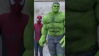 Spider-Man, Hulk Vs Dogs #comedy #3dsingh #hulk #spiderman