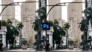 Rimuovere fili, cavi e persone in un attimo - Photoshop 2025 tutorial