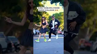 Trying the TAUBA TAUBA Bollywood Dance Challenge 😱 Matt Steffanina & Vedhika