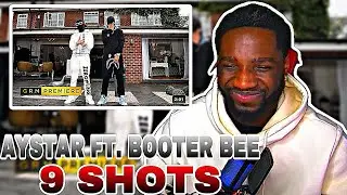 Aystar - 9 Shots (feat. Booter Bee) [Music Video] | GRM Daily | REACTION