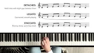 How to Play Legato & Staccato on the Piano | Technique Tuesday Tutorial